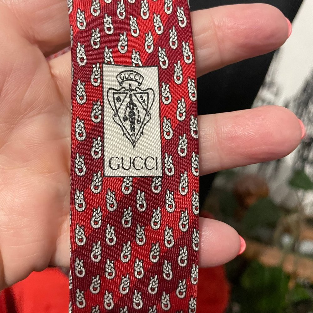 Gucci Silk Men's Tie - Picture 8 of 8